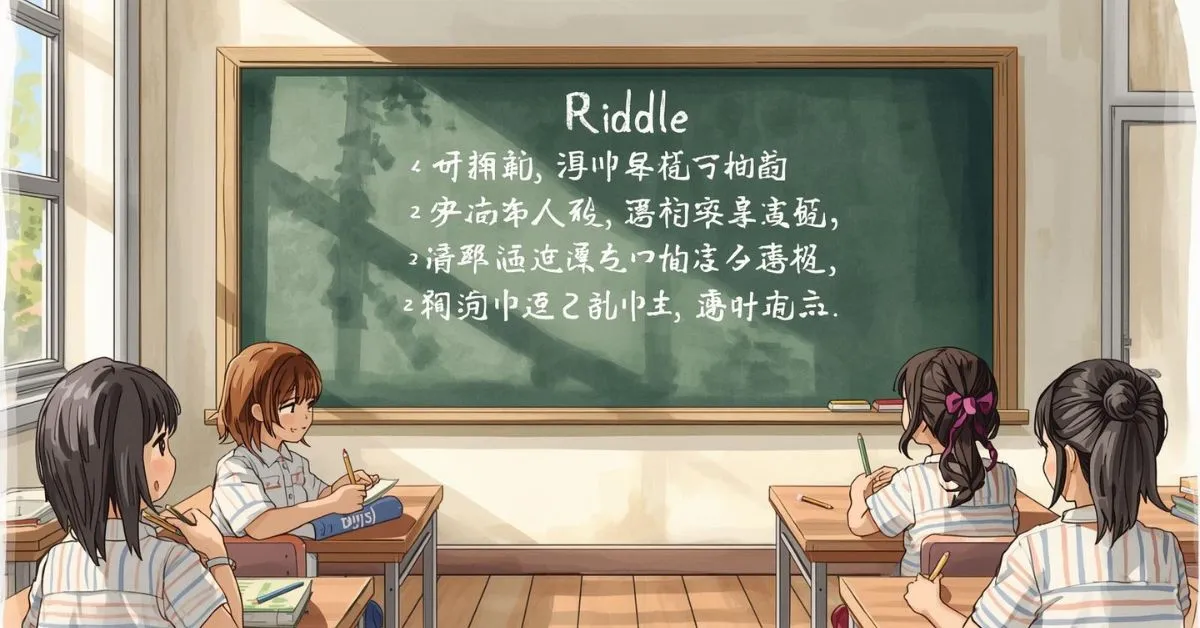 Riddle for Students