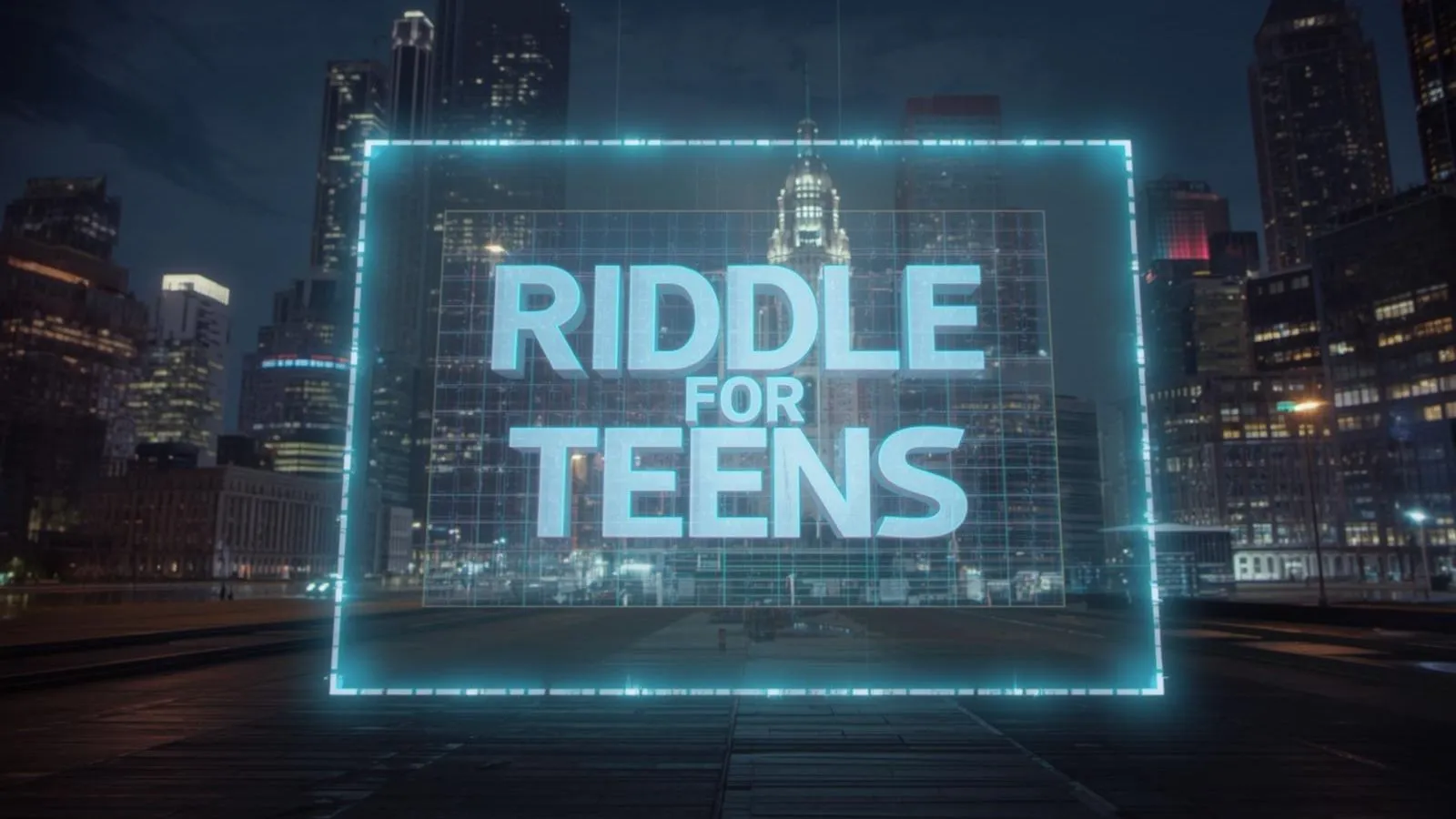 Riddle for Teens
